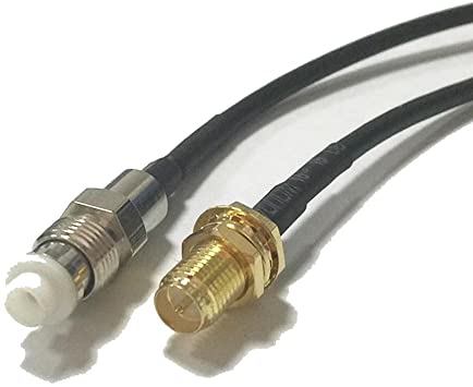 Cable coaxial RF de 10 m con conector RP-SMA y FME