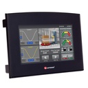 SM70-J-RA22 UNITRONICS PLC+HMI Samba con pantalla táctil de 7″, 12 entradas digitales, incluyendo 1 entrada HSC/codificador de eje, 2 entradas analógicas, 2 entradas PT100/TC, 8 salidas de relé, 2 salidas analógicas