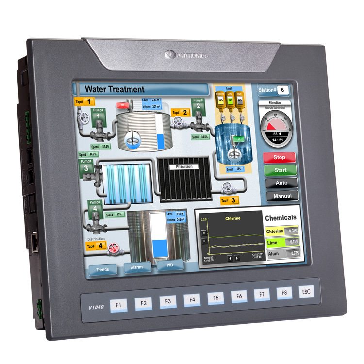 V1040-T20B PLC Color Vision, 10.4&quot; touch