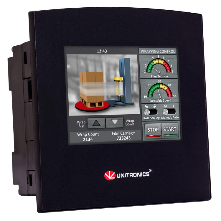 SM35-J-RA22 OPLC SAMBA de 3.5&quot; COLOR,12/8 I/O,2A,3HS