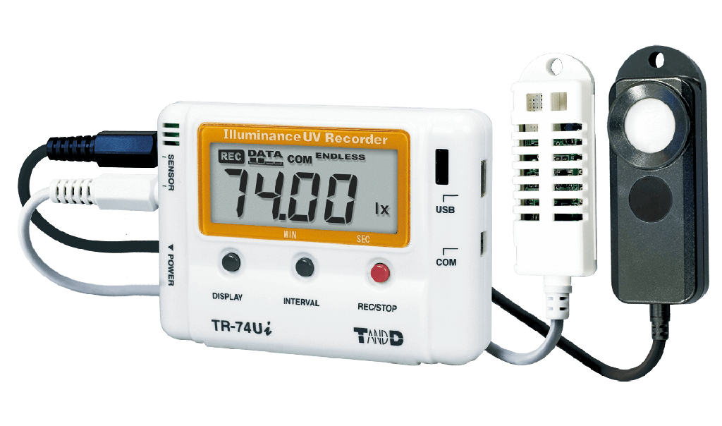 Datalogger de Temperatura, Humedad, Iluminancia e Intensidad UV