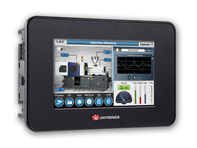 US5-B5-TR22 Unistream PLC+HMI B5 5" TR22