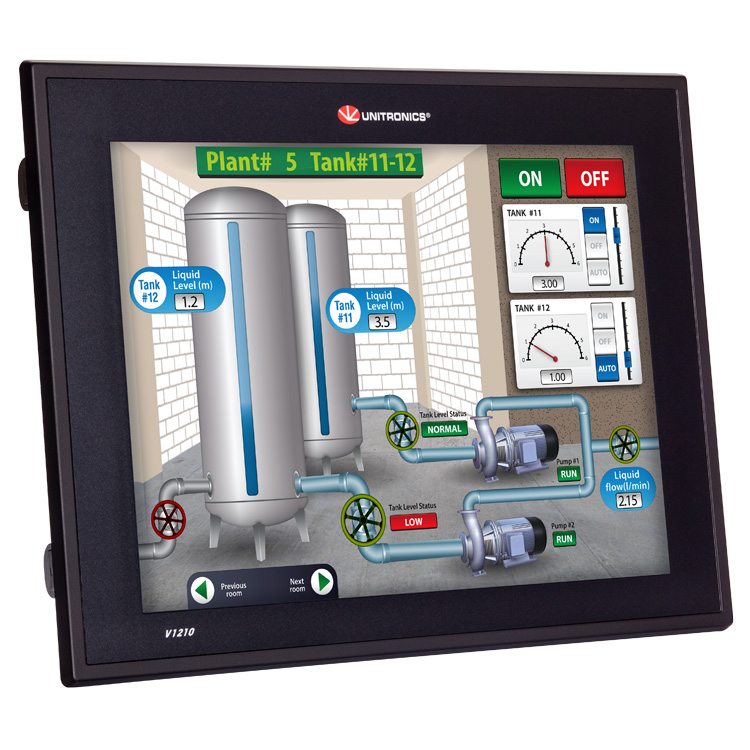 V1210-T20BJ OPLC Vision Touch Color 12.1"