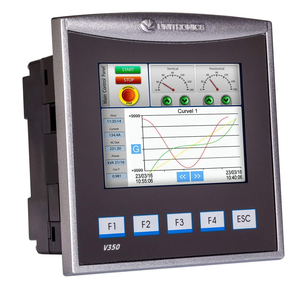 V350-35-TR20 PLC VISION 3.5" TOUCH COLOR I/O