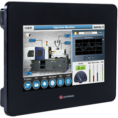 US7-B10-RA28 Unistream PLC+HMI B10 7" RA28