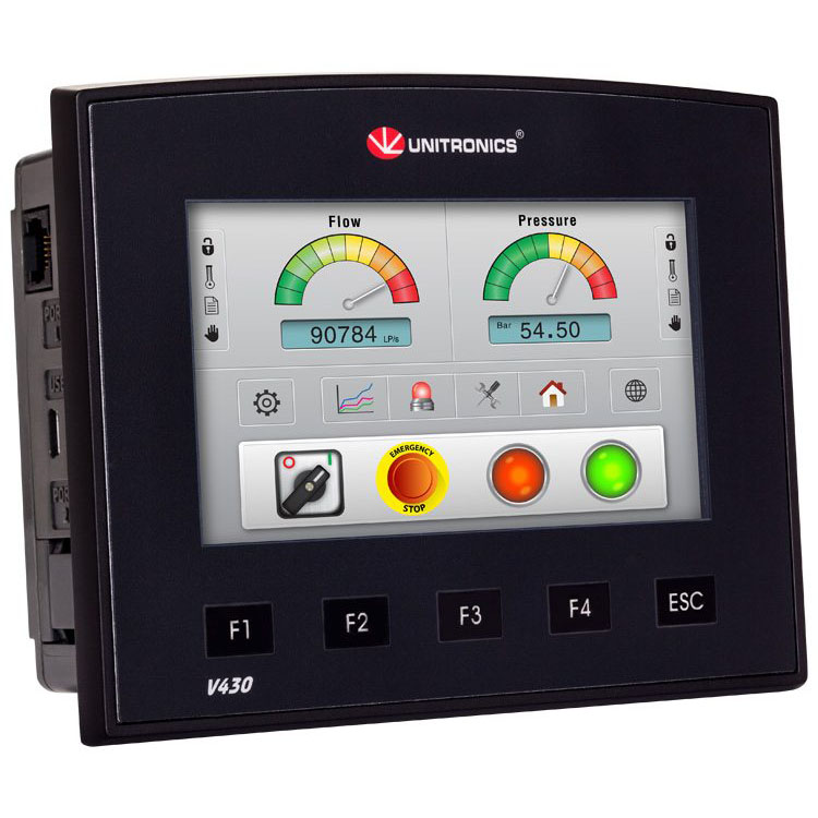 V430-J-TR34 OPLC V430-TR34,4.3",22/12 IO,2A