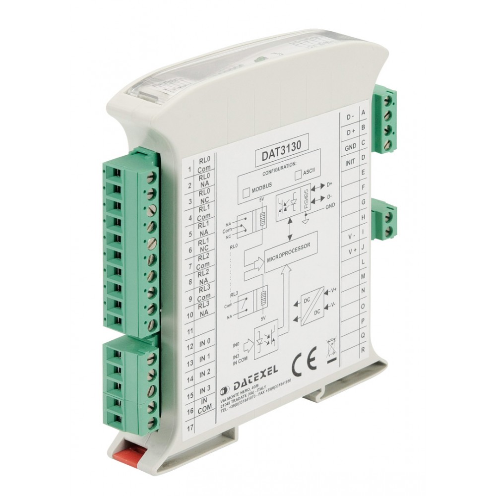 Modulo I/O Digital 8 canales MODBUS RS485